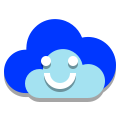 Nube feliz icon