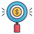 Search Dollar icon