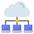 Cloud computing icon