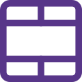 Blank cell spread-sheet cell section interface key icon