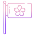 Sakura Festival Flag icon