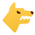 怒っている犬 icon