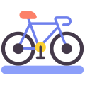 Bicycle track icon