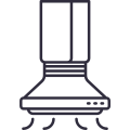 Kichen extractor fan icon