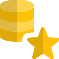 Star rated local storage backup network device icon