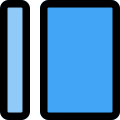 Right content body with left strip bar icon