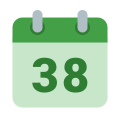 Календарная неделя 38 icon
