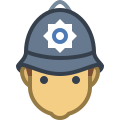 Britischer Polizeibeamter icon