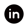 LinkedIn 圆圈 icon