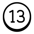 13-círculo-c icon