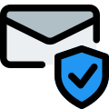 Online mail security icon