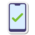 Aprobación de Smartphone icon