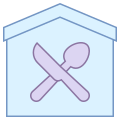 レストランの建物 icon