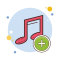 adicionar música icon