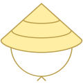 Chapéu asiático icon