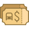 Biglietti d&#39;autobus icon