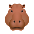 Nilpferd-Emoji icon
