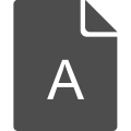 A File icon