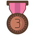 Medalha olímpica de Bronze icon