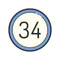 34 Circle icon