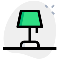 Table lampe for room study or office use icon