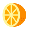 meio laranja icon