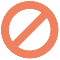 No entry lane for multiple lane entry icon