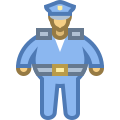 Policial gordo icon