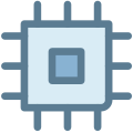 Computer chip icon