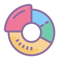 도넛 형 차트 icon