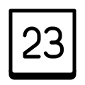 (23) icon
