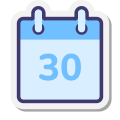 Calendrier 30 icon