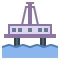 Offshore-Bohrinsel icon