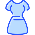 Modelado vestido Filled icon