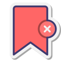 Delete Bookmark icon