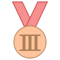 Medalla olímpica de bronce icon