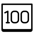 100 icon