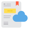 Document en nuage icon