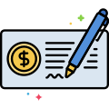 Cheque icon