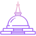 estupa-budismo-icongeek26-outline-gradiente-icongeek26 icon