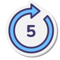 5 進める icon