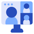 Video conference icon