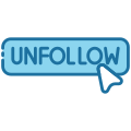 Unfollow icon