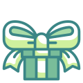 外部丝带礼品盒-wanicon-双音-wanicon icon