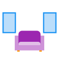 Sofa-zwischen icon