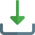 Download document file to local storage folder icon