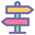 Directional Sign icon
