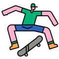 Skateboard icon