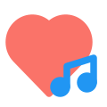 Valentine day song with romantic style genre music icon