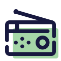 Radio de mesa icon